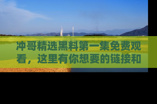 冲哥精选黑料第一集免费观看，这里有你想要的链接和内幕！