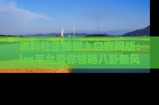 黑料社正能量入口官网版：ios平台带你领略八卦新风潮！