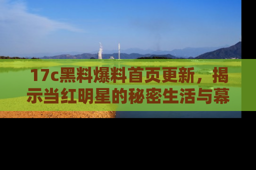 17c黑料爆料首页更新，揭示当红明星的秘密生活与幕后故事