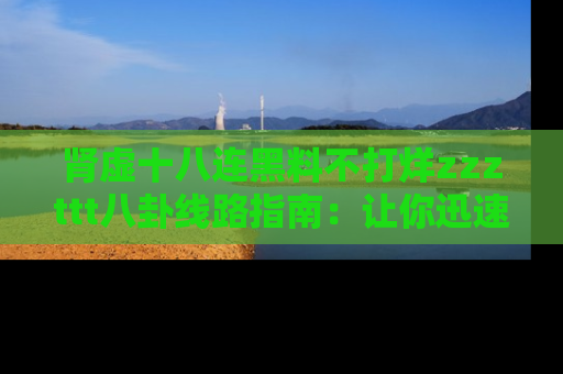 肾虚十八连黑料不打烊zzzttt八卦线路指南：让你迅速掌握热点事件脉络
