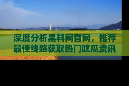 深度分析黑料网官网，推荐最佳线路获取热门吃瓜资讯