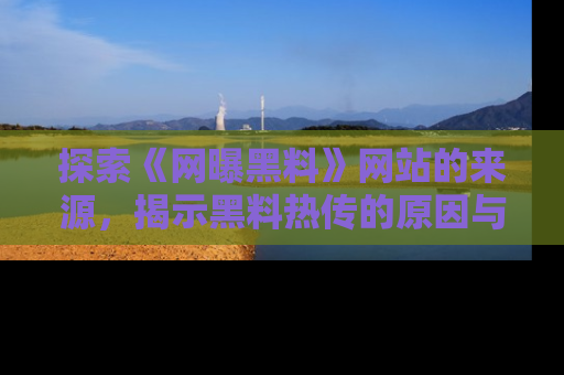 探索《网曝黑料》网站的来源，揭示黑料热传的原因与影响