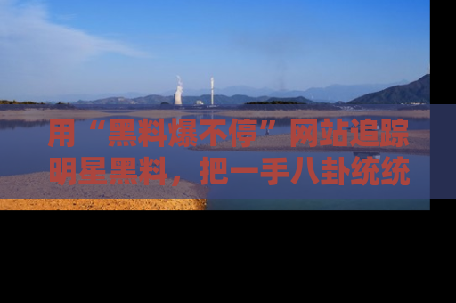 用“黑料爆不停”网站追踪明星黑料,把一手八卦统统收进你的后宫中!
