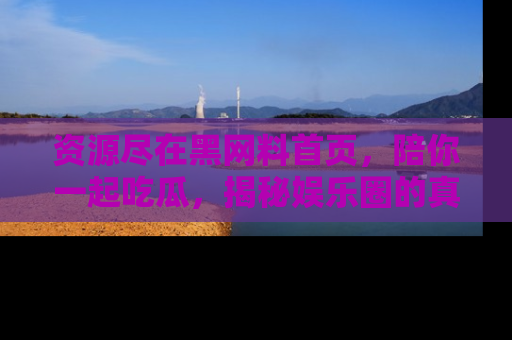 资源尽在黑网料首页,陪你一起吃瓜,揭秘娱乐圈的真实内幕